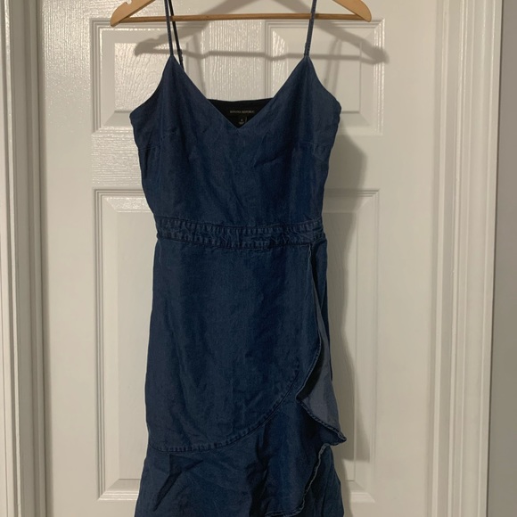 Banana Republic Size 4 Denim Dress - Picture 2 of 5